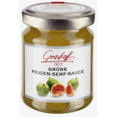 Grashoff Omáčka ze zelených fíků a hořčičných semínek sklo 125 ml