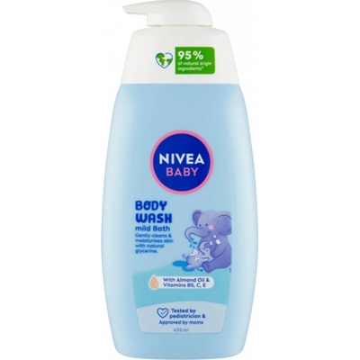 Nivea Baby sprchovací gél pre jemný kúpeľ 450 ml