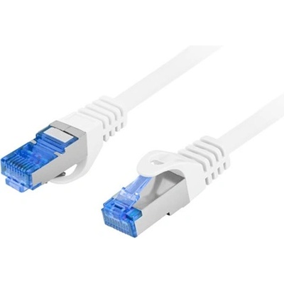 Lanberg пач кабел Cat6a S/FTP LSZH CCA 0, 5 м, бял PCF6A-10CC-0050-W (PCF6A-10CC-0050-W)