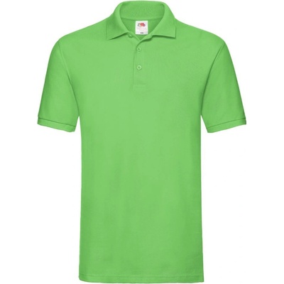 Fruit of the Loom pánská polokošile Premium polo Lime