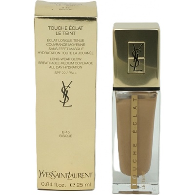 Yves Saint Laurent Touche Éclat Le Teint dlouhotrvající make-up pro rozjasnění pleti SPF22 B45 Bisque 25 ml