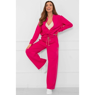 Italian Fashion Dámske tepláky Caro bavlna Fuksiová