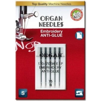Jehly ORGAN 130/705 H EMBROIDERY ANTI-GLUE (5x75)