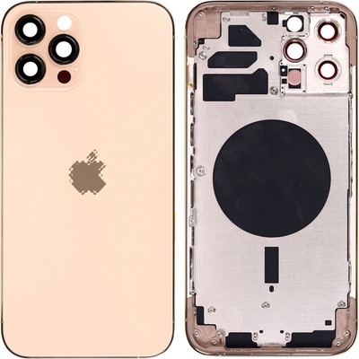 Kryt Apple iPhone 12 Pro Max - Zadný Housing zlatý