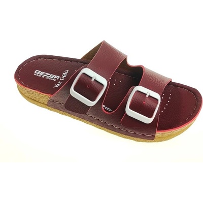 Gezer dámske šlapky -comfort- bordo