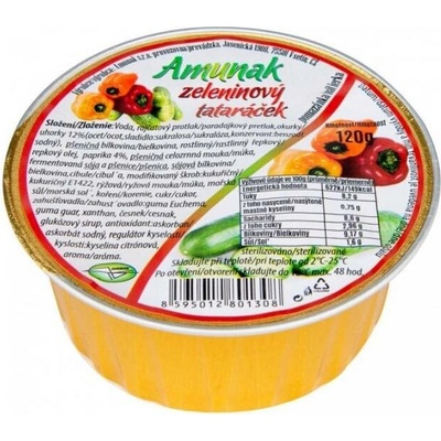 Amunak Svačinka zeleninový tataráček 120 g – Zboží Dáma