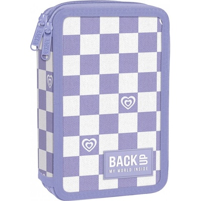 BackUP - Пълен несесер с 2 ципа Purple Chess 6 DW 29