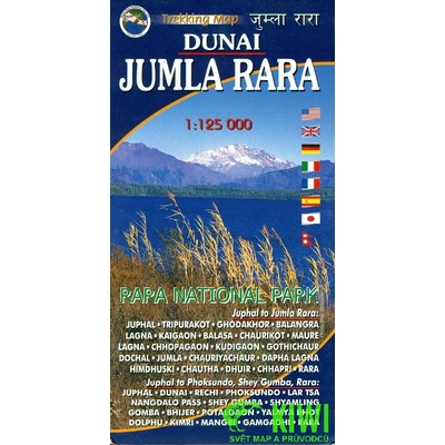 mapa Dunai, Jumla Rara 1:125 t.