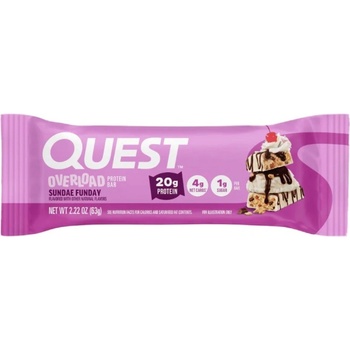 Quest Nutrition Quest Overload Protein Bar | Different Flavors [63 грама] Sundae Funday