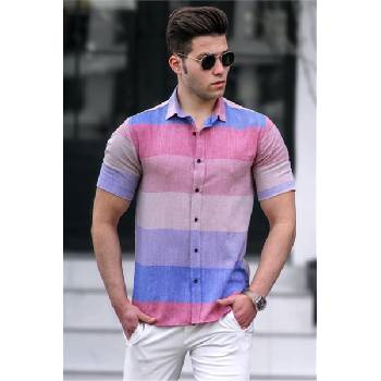 Madmext Мъжка риза 4946 - Синя 302609 (302609_Синьо)