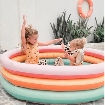 Swim Essentials Swim Essentials: Надуваем басейн Ø150 см. с три въздушни камери за деца от 3 години - "Rainbow (SWE-2020SE133)