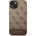 GUESS Гръб Guess 4G Stripe Case за iPhone 14 Plus - Кафяв