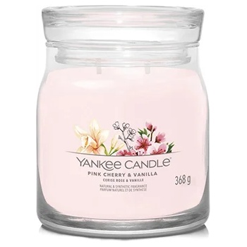 Image 1 of Yankee Candle Pink Cherry & Vanilla типична свещ средна 368 гр