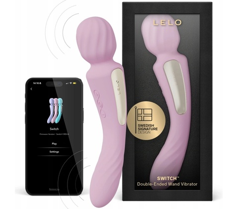 Lelo switch wanda double stimulation soft pink