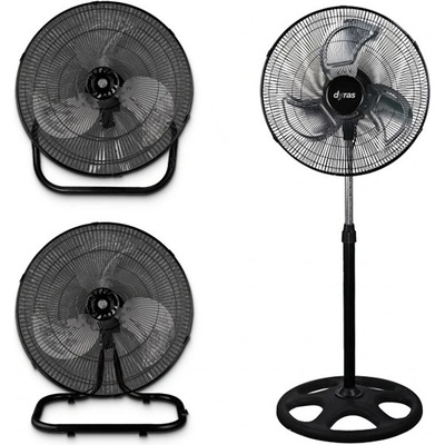 dyras Вентилатор DYRAS SF-1803B 3in1 60W 3 скорости черен DYR SF-1803B (DYR SF-1803B)