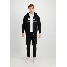 Alpha Industries mikina BASIC ZIP HOODY black