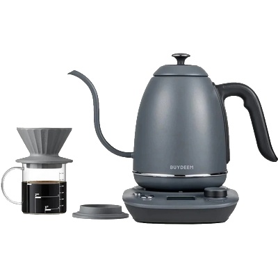 Buydeem Electric Gooseneck Coffee Kettle, model K821, color Ink Grey EU (K821-IG/EU)