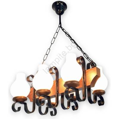 Brilagi - Пендел QUEEN 6xE14/40W/230V бук/орех (BG2030)