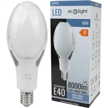 Ecolight LED žárovka Rocket E40 80W 6000K 8000lm