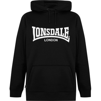 Lonsdale Мъжки суичър Lonsdale Essential Hoodie Mens - Black