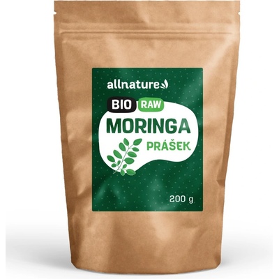 Allnature Moringa prášek Raw 200 g