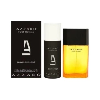 Azzaro Silver Black EDT 100 ml + deospray 150 ml dárková sada