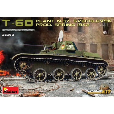 MiniArt T-60 Plant No.37,Sverdlovsk production Spring 1942 Interior Kit 1:35