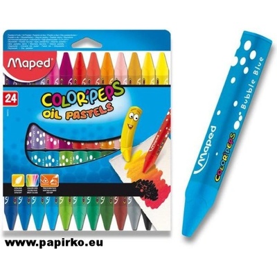 Maped Olejové pastely ColorPeps Oil Pastels 24 barev – Zboží Mobilmania