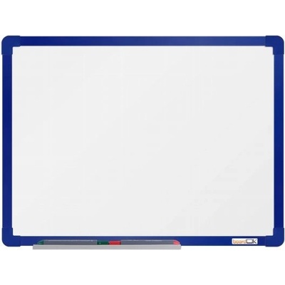 VMS VISION, s.r.o. Magnetická tabuľa 60 x 45 email, modrý rám