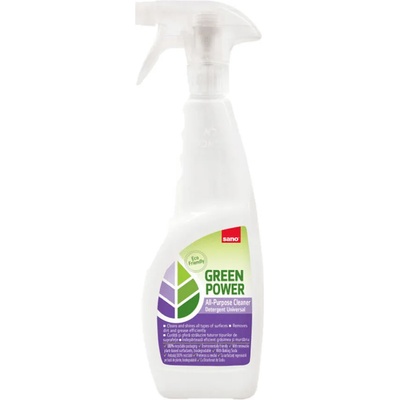 Sano Универсален почистващ препарат Sano Green power, Екологично чист, Спрей, 0.750 л (S5598-6)