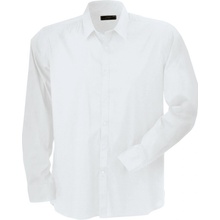 James & Nicholson JN 193 elastická košile dlouhý rukáv slim fit COT020193001 bílá
