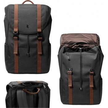 Tomtoc VintPack - TA1 Laptop Backpack, černá TOM-TA1M1D1