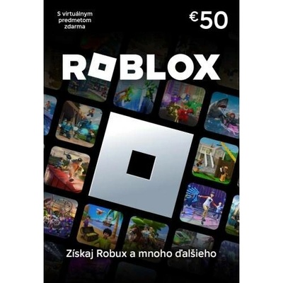 Roblox dárková karta 50 € SK