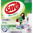 Prášky na pranie Savo Universal bez chloru prací prášok na farebné i bílé prádlo 20 PD 1,4 kg
