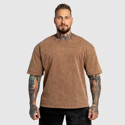 Iron Aesthetics Oversized tričko Heritage washed brown – Zboží Dáma