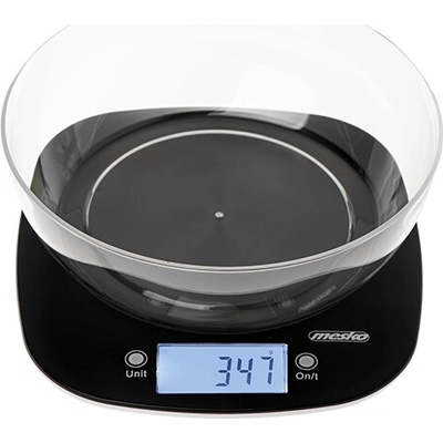 Mesko Waga kuchenna z misą 3179 černá 5 kg