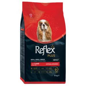 LIDER Reflex Plus Mini Small Breed Adult Dog Food With Lamb Rice - Пълноценна храна за израснали кучета от малки породи с агнешко и ориз 8 кг, Турция