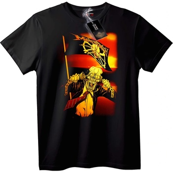 NOONEBRAND Тениска Misfits Флаг skull - L, White