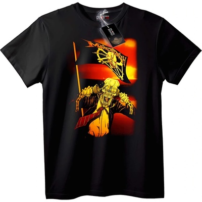 NOONEBRAND Тениска Misfits Флаг skull - L, White