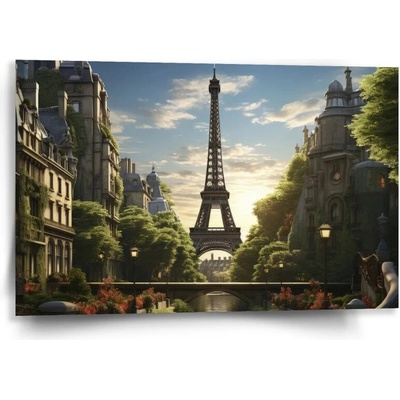 Sablio Obraz Paríž Eiffelova veža Art - 60x40 cm