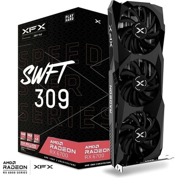 XFX Radeon RX 6700 QICK 319 BLACK 12GB GDDR6 RX-67XLKWFDV