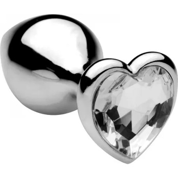 Image 1 of Toyz4Lovers Метален анален разширител в сребристо с кристал t4l l