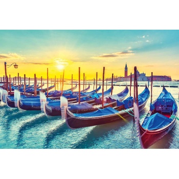 DIMEX ART Флизелинов фототапет гондоли във венеция 375 x 250 см