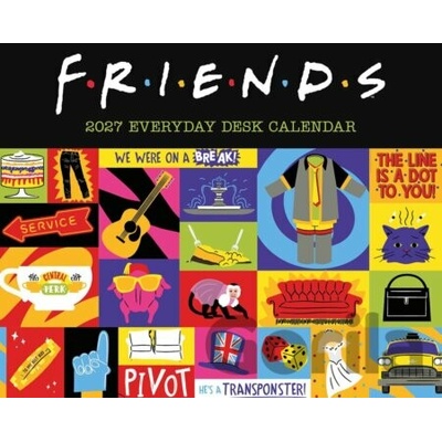 Oficiální stolní trhací Přátelé Friends 15 x 13 x 4 cm 2027