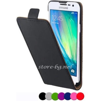 Image 1 of Samsung Galaxy A3 A300F Флип Кожен Калъф + Протектор