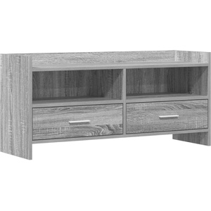 vidaXL ТВ шкаф 100 x 33 x 47 см Сив Сонома Инженерна дървесина (8011160)