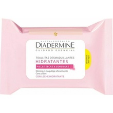 Diadermine Essentials čisticí pleťové ubrousky 25 ks