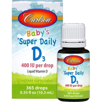 Image 1 of Carlson Labs Baby's Super Daily D3 400 IU [10 мл]
