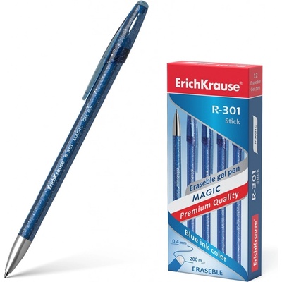 Erich Krause Gumovací pero R-301 Magic Gel 0.5 modré