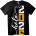 NOONEBRAND Тениска ОЛЯ 2025 Градски стил - 4XL, Black